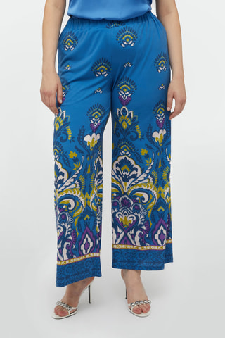Pantalon taille haute - Bleu cobalt - Bleu