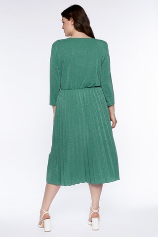 Robe plissée - Vert