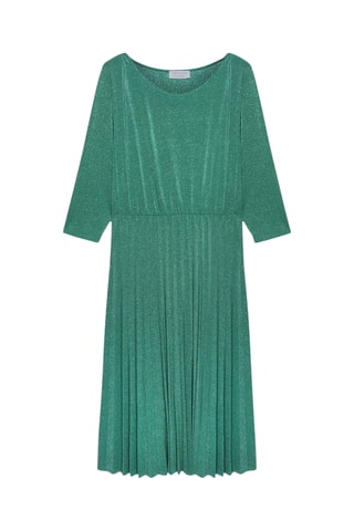 Robe plissée - Vert