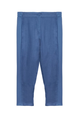 Pantalon droit 7/8 - Bleu