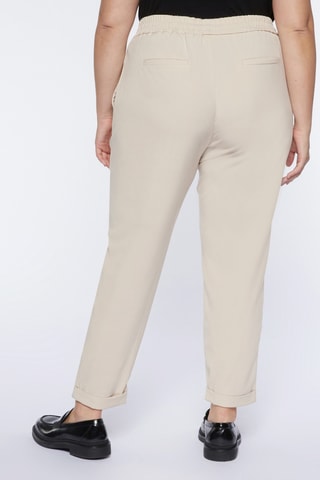 Pantalon droit taille haute - Ecru - Blanc