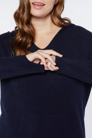 Pull à capuche - Bleu