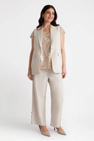 Veste sans manches - Beige