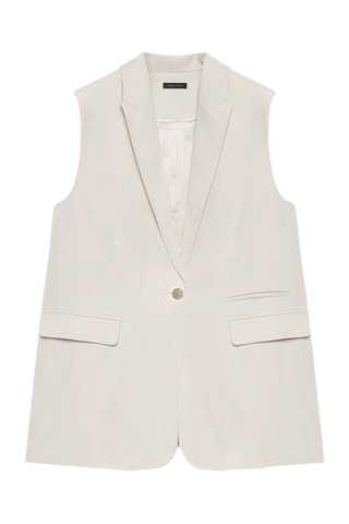 Veste sans manches - Beige