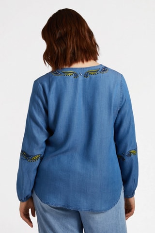 Blouse en jean - Bleu