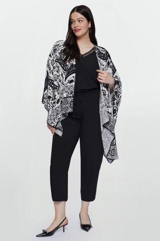 Pantalon 7/8 taille haute - Noir - Noir