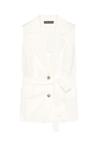 Veste sans manches - Blanc