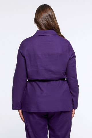 Chemisier en lin - Violet