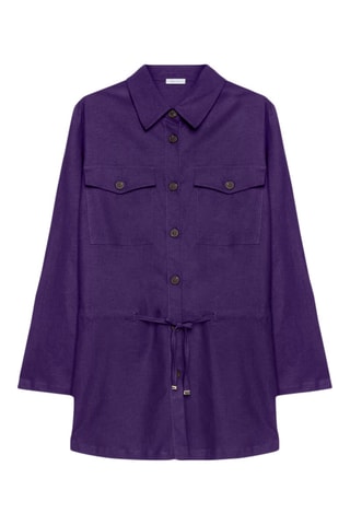 Chemisier en lin - Violet