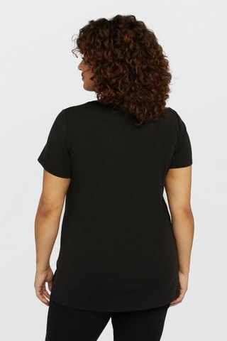 T-shirt - Blanc, noir et gris