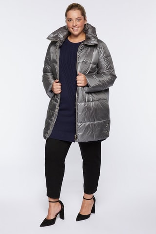 Doudoune longue - Gris