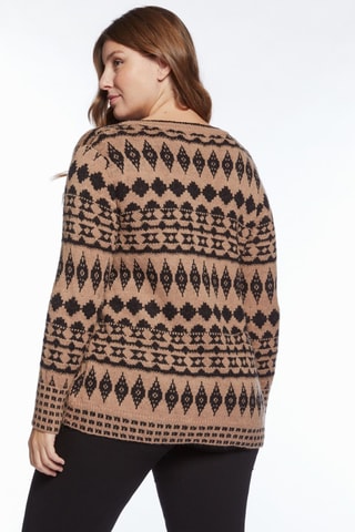 Pull - Noir et marron