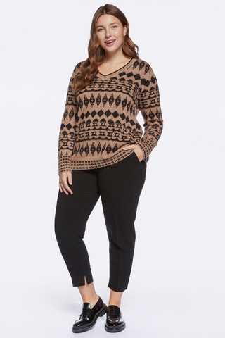Pull - Noir et marron