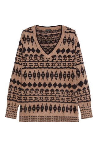 Pull - Noir et marron