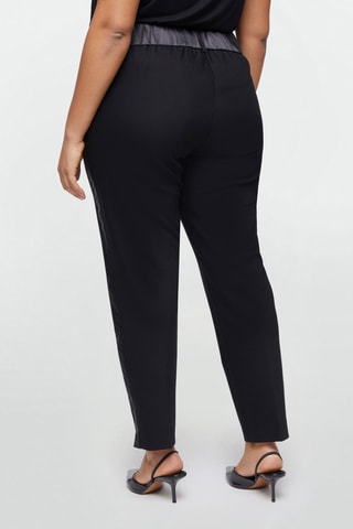 Pantalon taille haute - Noir - Noir