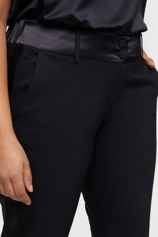 Pantalon taille haute - Noir - Noir