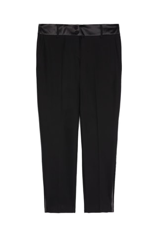 Pantalon taille haute - Noir - Noir