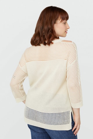Pull pailleté - Blanc