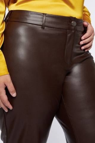 Pantalon droit 7/8 - Beige