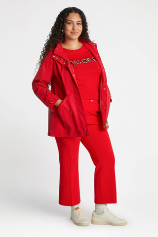 Parka à capuche - Rouge