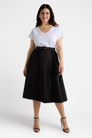Robe midi - Noir