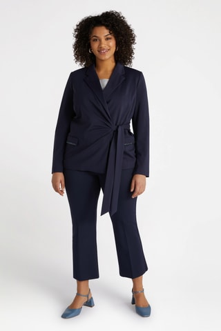 Pantalon flare 7/8 - Bleu