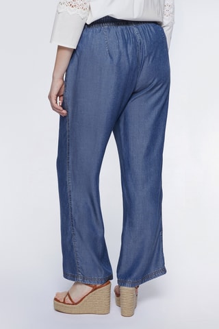 Pantalon droit - Bleu