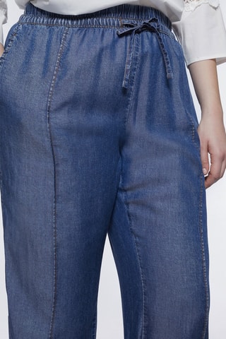 Pantalon droit - Bleu