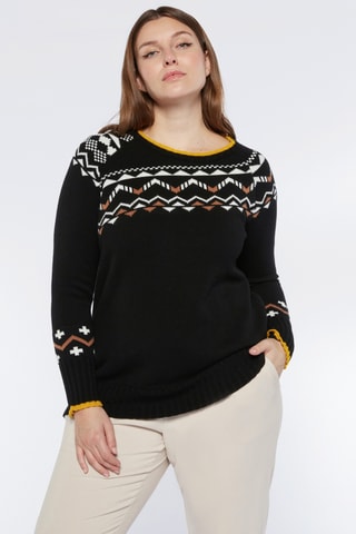Pull en laine - Noir