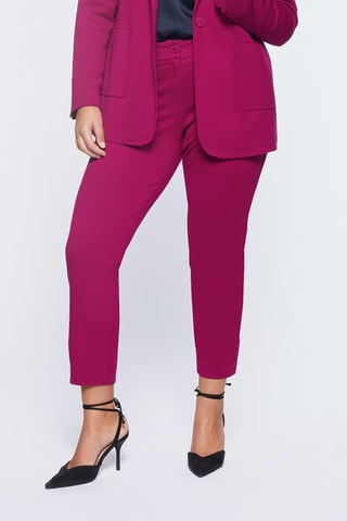 Pantalon 7/8 taille haute - Fuchsia - Violet