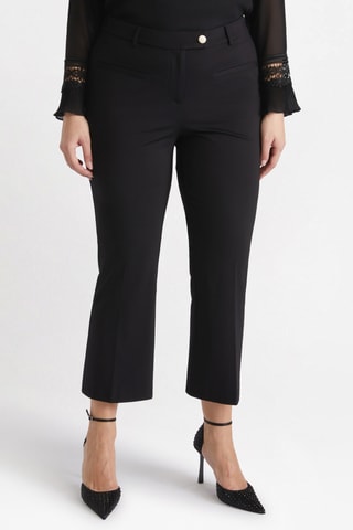 Pantalon flare 7/8 - Noir