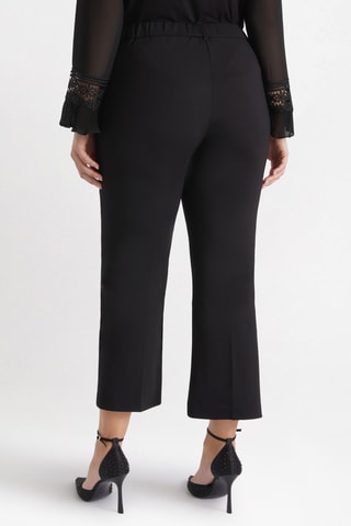 Pantalon flare 7/8 - Noir