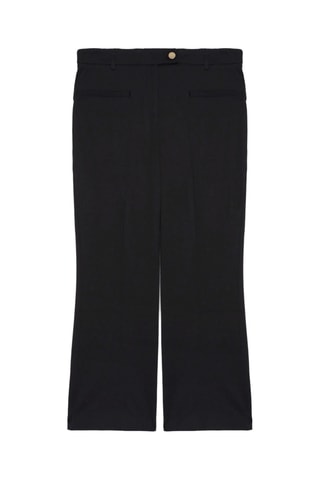 Pantalon flare 7/8 - Noir