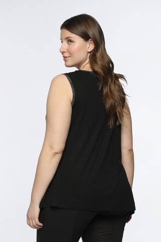 Blouse en lin - Noir