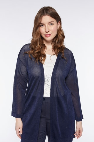 Gilet long - Bleu