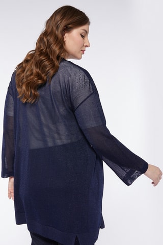 Gilet long - Bleu