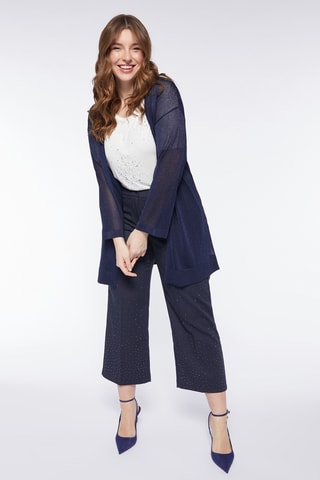 Gilet long - Bleu