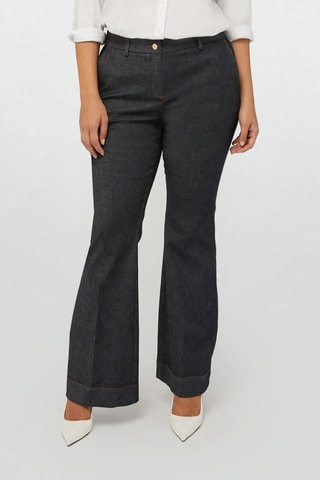 Pantalon flare - Vert