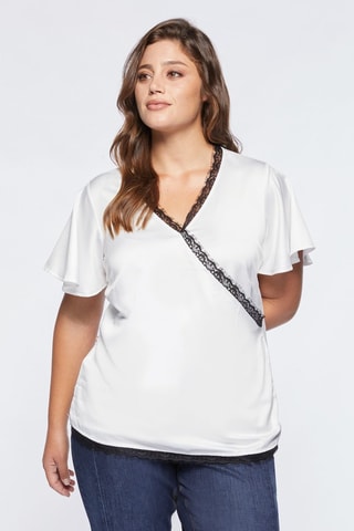 Blouse - Blanc et noir