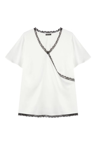 Blouse - Blanc et noir