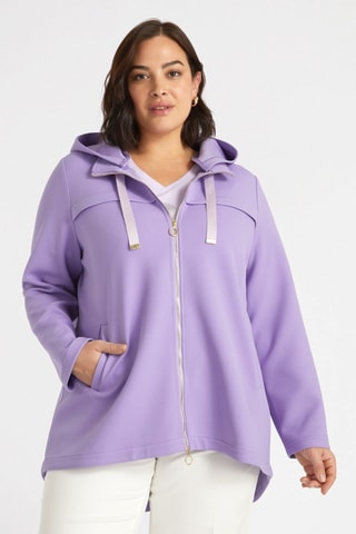 Parka à capuche - Violet