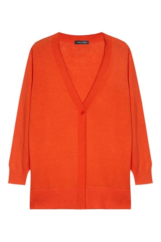 Gilet en lin - Rouge