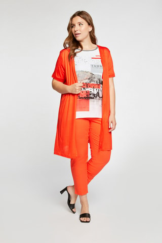 Gilet long - Orange