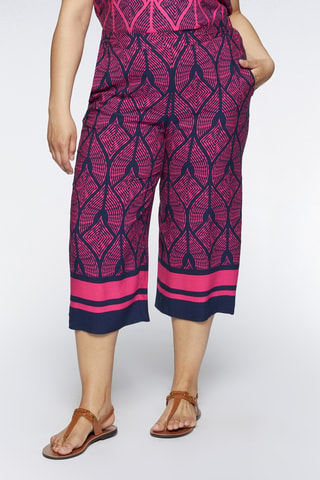 Pantalon 7/8 taille haute - Violet