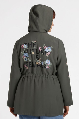 Parka à capuche - Vert