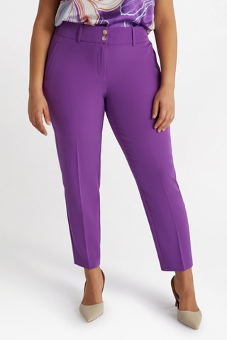 Pantalon taille haute - Violet