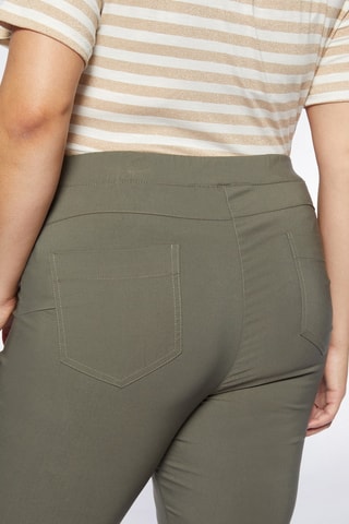 Pantalon taille haute - Kaki - Vert