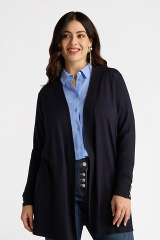Gilet long - Bleu