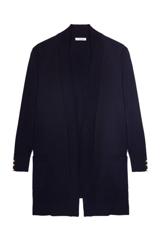 Gilet long - Bleu