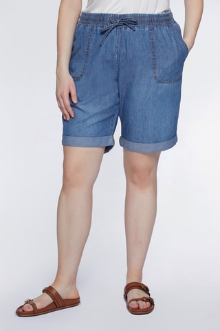 Short en jean - Bleu